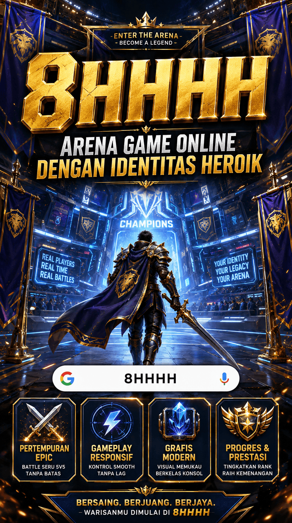 Cuplikan layar menu unduhan 8HHHH untuk perangkat Android